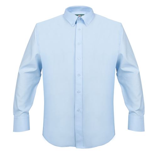 Camisa Oxford Clásica Manga Larga Hombre