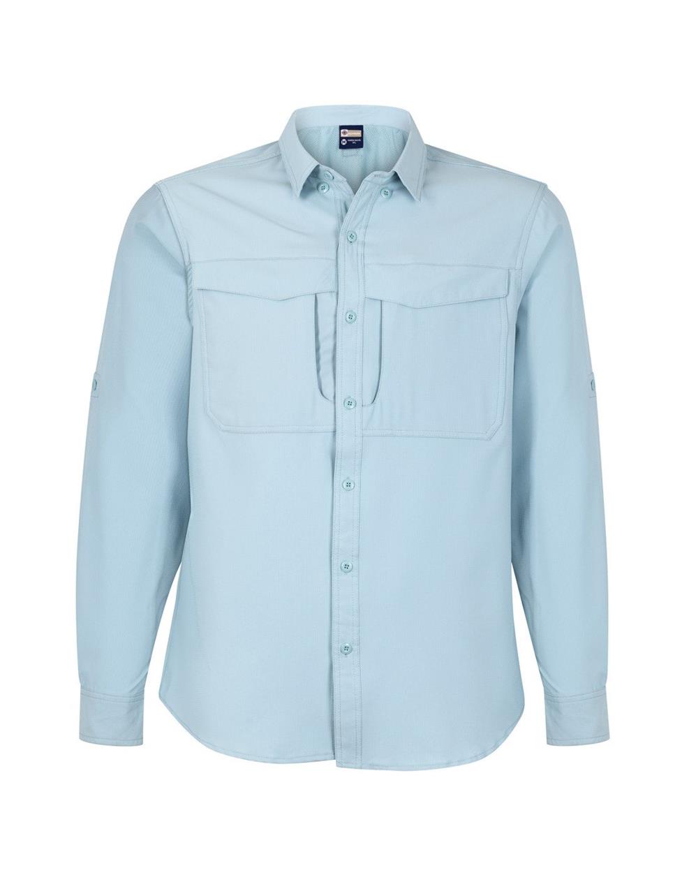 Camisa Outwork Salvia Hombre Manga Larga